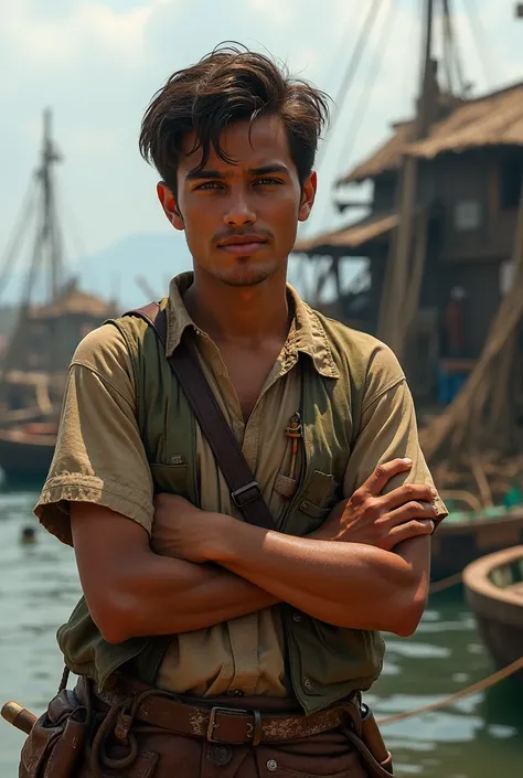 A YOUNG MAN FROM A SIMPLE FAMILY, IN THE ENVIRONMENT OF FISHERMEN. 