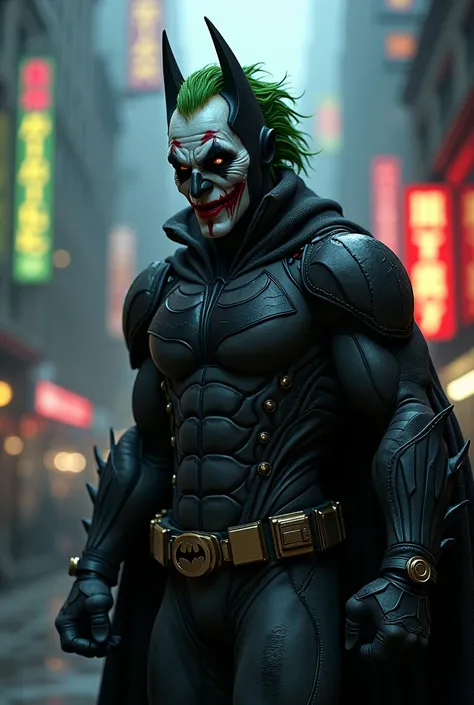 Batman joker mixed character 