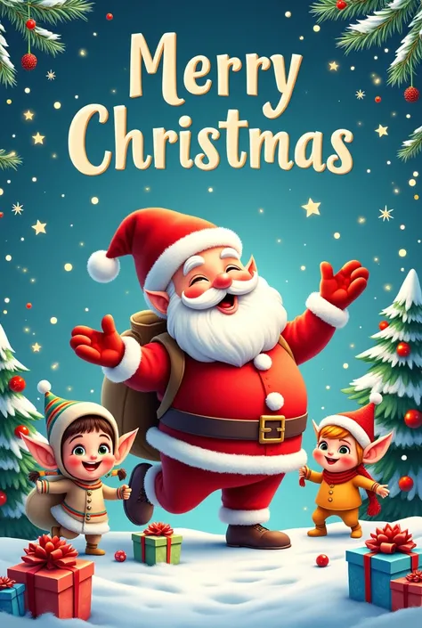 Christmas posters for social media AND happy christmas wishes and company name JE GROUP 