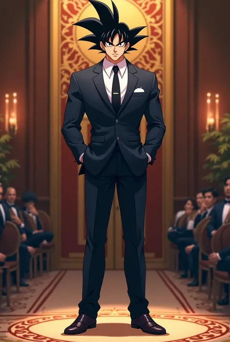 goku in formal suit 