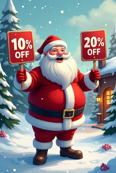 Santa Claus WITH SALE 10% AND 20%