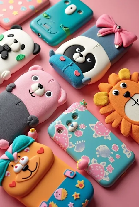 Top photo of animal-themed phone covers