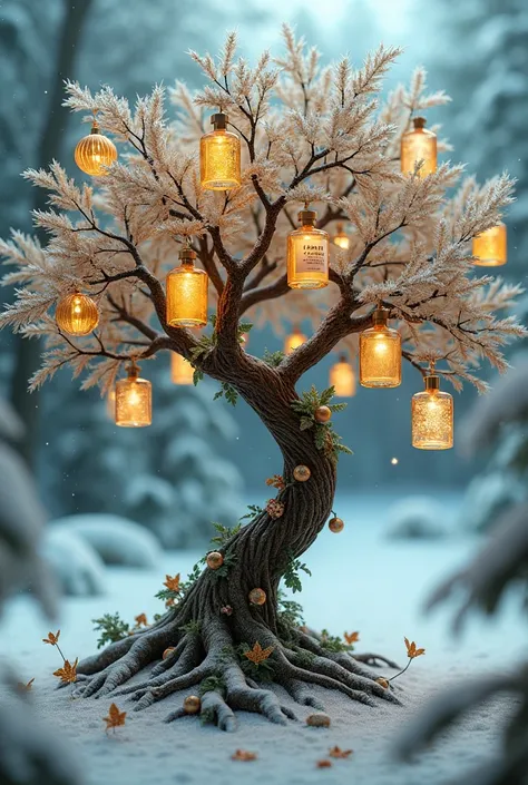 a tree of. Perfumes to wish Merry Christmas 