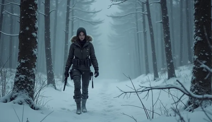 Jill Valentine Dark Forest Snow