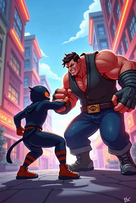 Generame una imagen del brawler de brawl stars leon y frank 