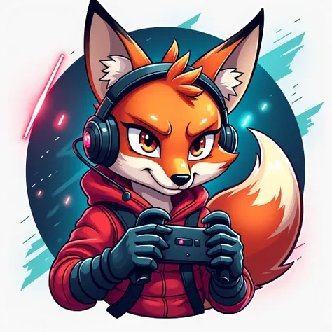 Make me an icon With a gamer fox