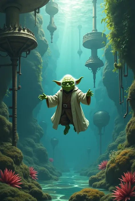 Yoda in water pumps