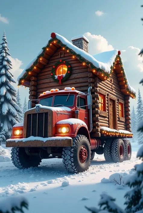 Alzapata Xl Christmas cabin truck 