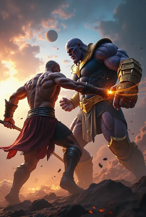 Kratos kill Thanos