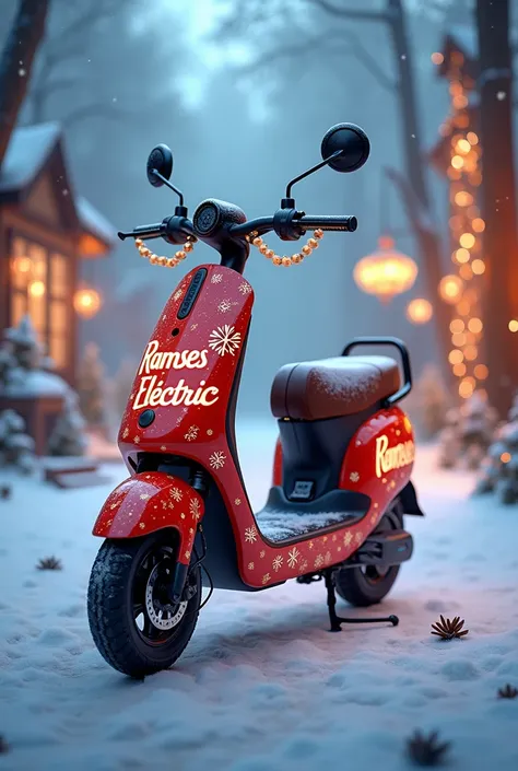 Scooter Xiaomi,  letters Ramsés Eléctric Merry Christmas 