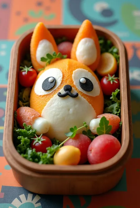 Surprising character bento