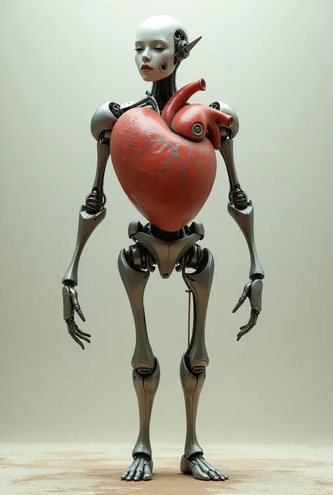 Heart man with an armature 