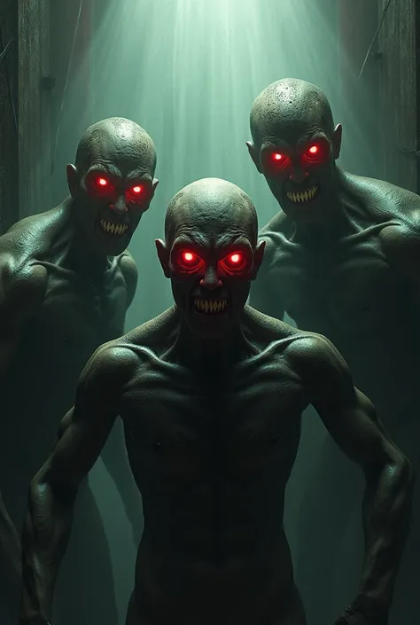 Banco Itau , Bradesco,  Santander and Nubank ,  personified as red-eye banks,  looking at me angrily ,  because I owe them . The names of the banks appear