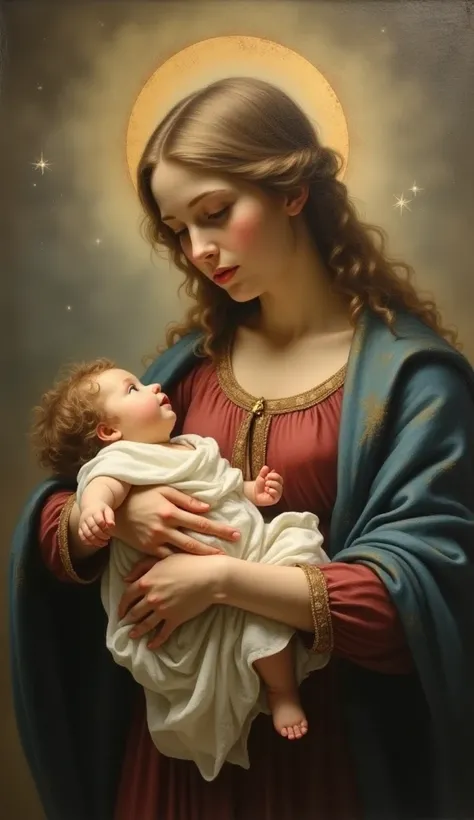 Mary with the baby Jesus 