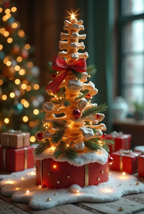 Christmas lumbar vertebra