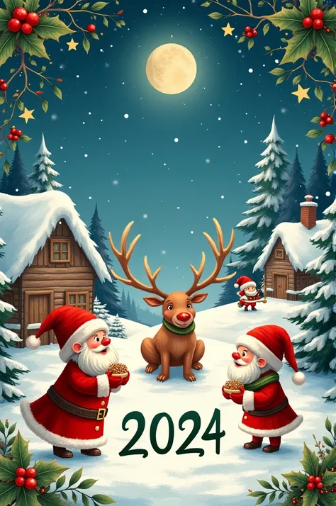 Create Beautiful Christmas 2024 card