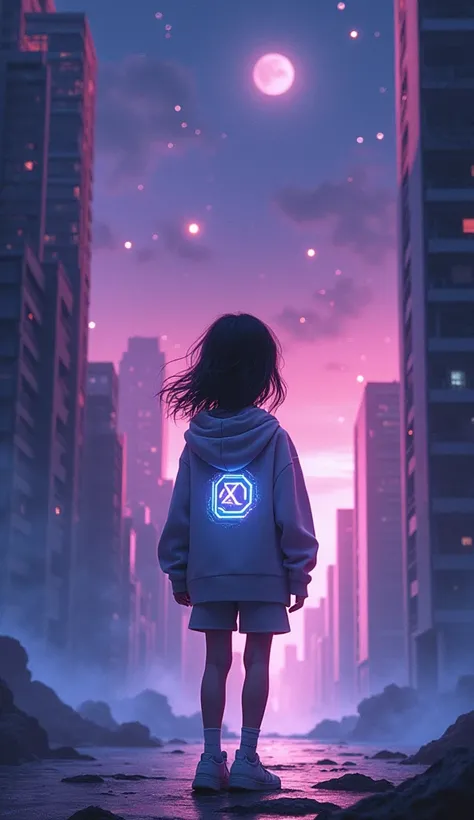  、無数のstar々 that old building exists 。 her body relaxes naturally 、 、 and continues to shine in harmony with the surrounding holograms 。 the hologram light was interrupted 、 it seems that many years have passed 。

among them、 The relaxed design hoodie appea...