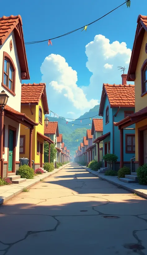 The neighborhood was deserted this morning
Disney pixar cartoon image 4k quality 