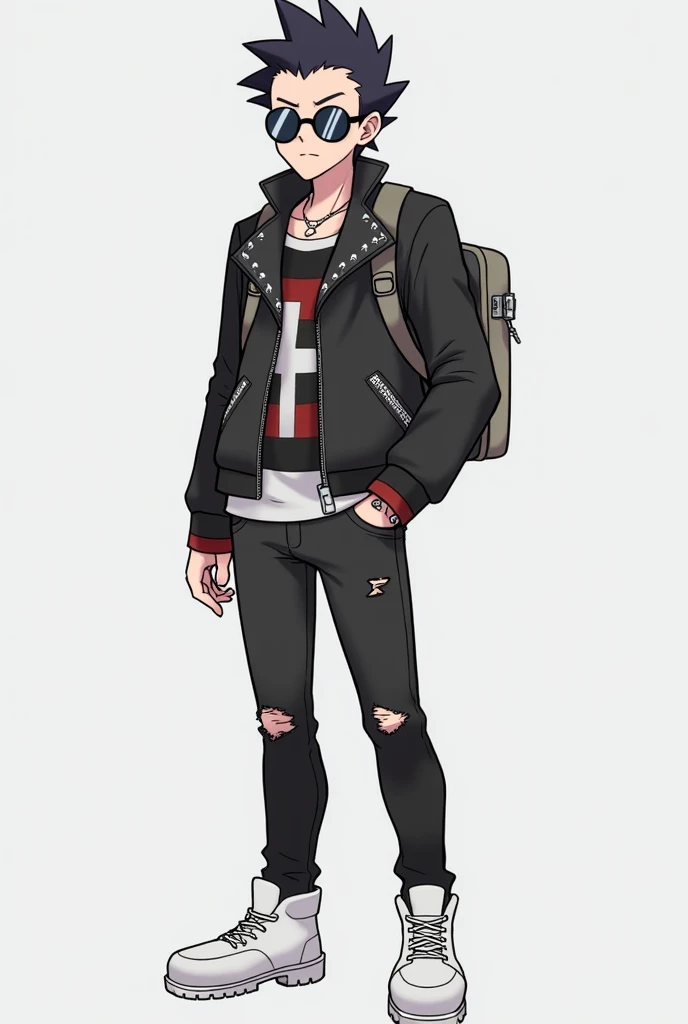 Jay as a Pokémon Trainer:

* **Visuals:**
    * **Art Style:** Sharp, confident lines. A bit of a rebellious edge to his look.
    * **Hair:** Styled with a slight upward curve, a touch of gel for that effortless cool.
    * **Overall Look:** Edgy and styl...