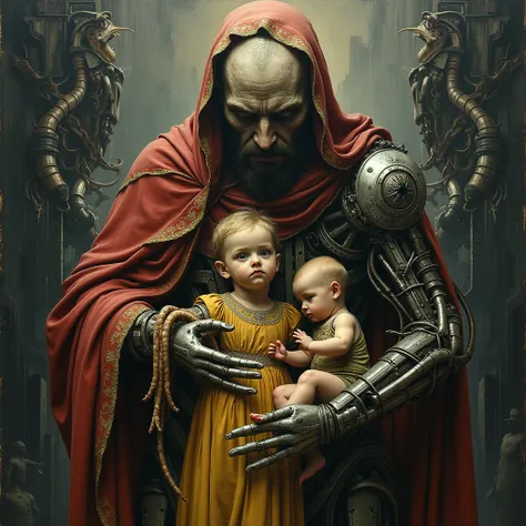 H.r.Religious paintings by Giger。Holy Family