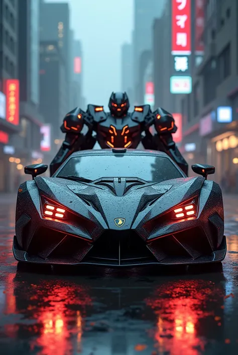 A LAMBORGHINI TRANSFORM INTO CYBER  TRUCK