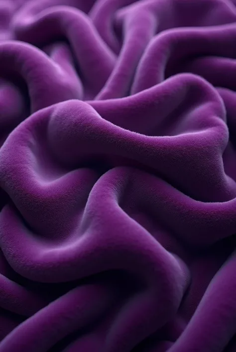 Give me a picture prompt of a purple velvet material full picture realistic and 8k 