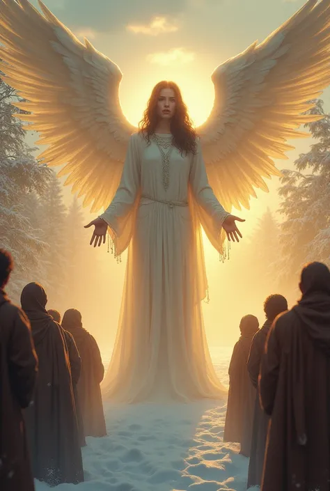  Christmas　A fallen angel who helps people with a lot of slander in the sunrise