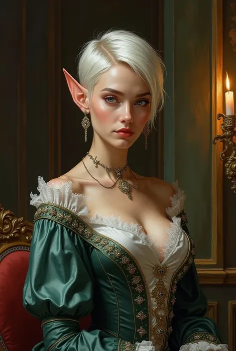 Short-haired half-elf Countess