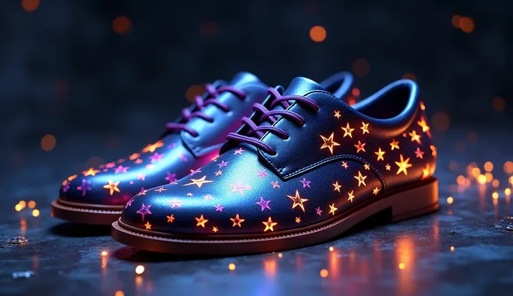 Star pattern on shoes