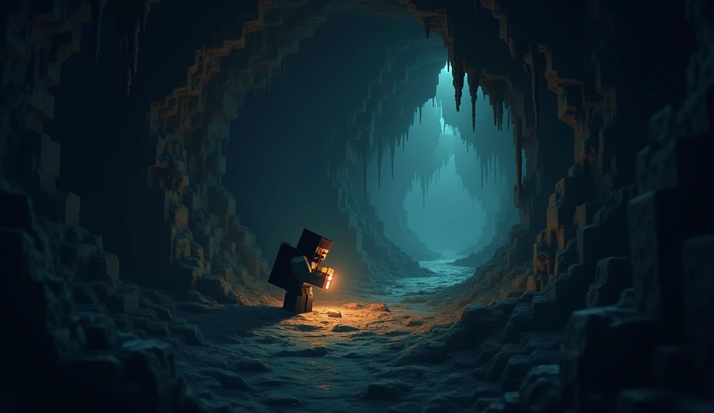 Minecraft but I trapped in cave