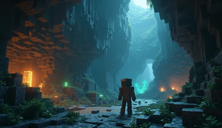 Minecraft but I explore all caves  