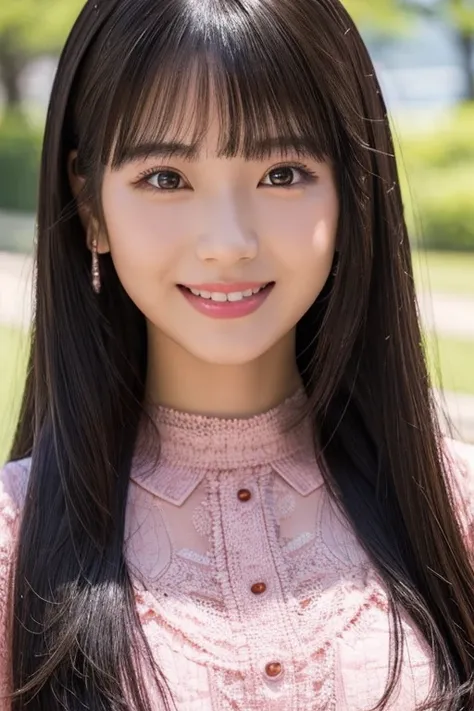          High Definition        ,bangs、     black hair、     semi-long、       brown eyes   、 Big Breasts ,       cute coat model figure  、167 cm     、22 years old、     cute face、smile、       Natural Cosmetics   、   Japanese   、      Realistic Figure  、     ...