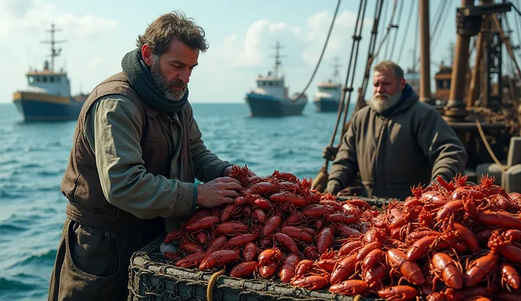 How European Fishermen Catch Millions of Lobsters in Deep Sea Traps and Earn Millions 