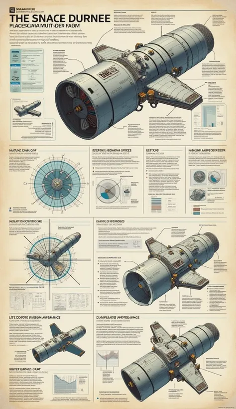 Discussion materials on outer spacecraft、graph、Simple Illustrated 、Report format 、Top Confidential Material 