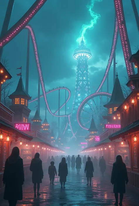 Picture an amusement park in the afterlife 