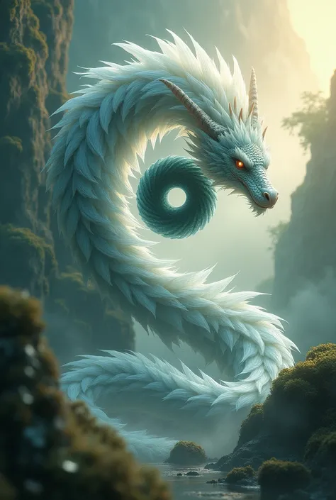 Yin and Yang Taijiku: Dragons Feather Flapping Nature Mysterious