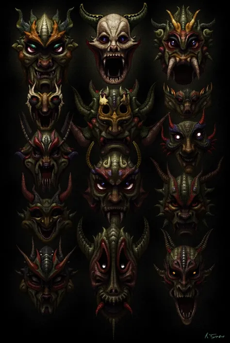 Many faces of monsters