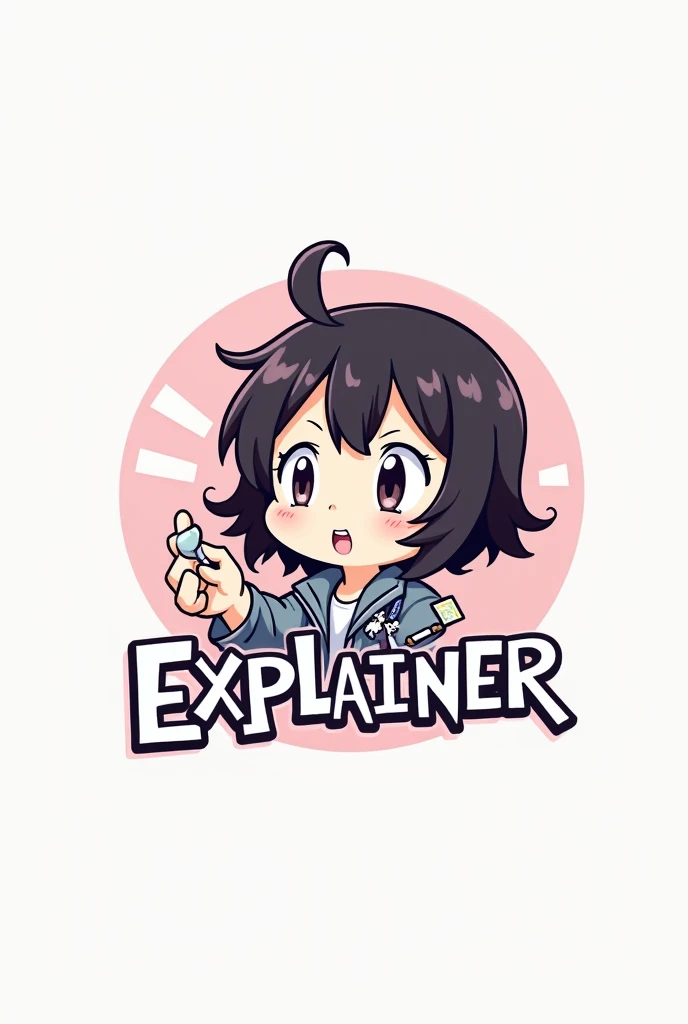 Make a logo for anime channel  and channel name is recap Explainer 