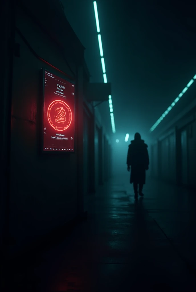 지캐시(Zcash)dramatic cinematic lighting that hints at Zcash 
... with a large Zcash wallet balance displayed in a small window, 
indicating his hidden wealth ...
- Want to visually reveal the hidden rich who own a lot of Zcash

Overall atmosphere
noir film-i...