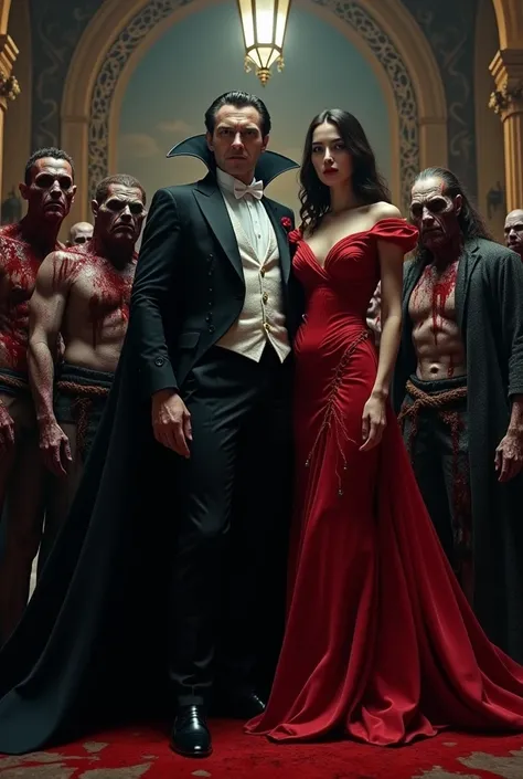 A legendary character of Dracula, his attractive and sexy wife, a realistic background, and real, terrifying characters that are more bloody 