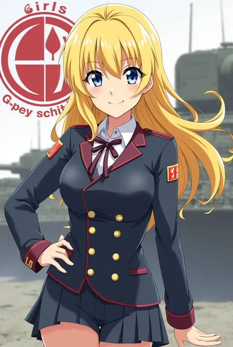 Erika anime " GIRLS and PANZER"