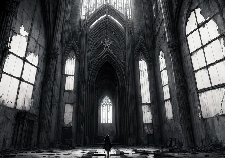 배경:{Darkened Sky, black Mist, Ruined Cathedral, Decayed Farmland, Rotting Flesh Piles}
디테일:{Cracked Stained Glass Windows, Bloodstained Walls, Flesh-Merged Marble Floor}
분위기: {Terrifying and Despairing Atmosphere, Putrid Stench, Blood Dripping Ceiling},색감:...