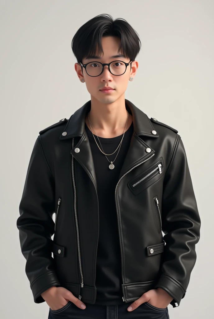 Of course!  Here is  *prompt* yang lebih lengkap dengan penyesuaian  weight of 60 kg :

---

*prompt*:  
" Create high quality realistic illustrations in  *HD 8K*  of a young man with  * short dark hair* and neat,  wearing glasses with modern frames .  Thi...