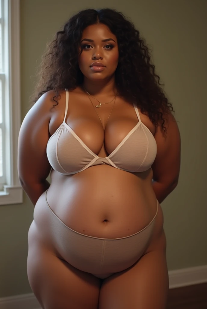 , ultra gigantic breast. huge ass, curvy, undersized, slim waist,