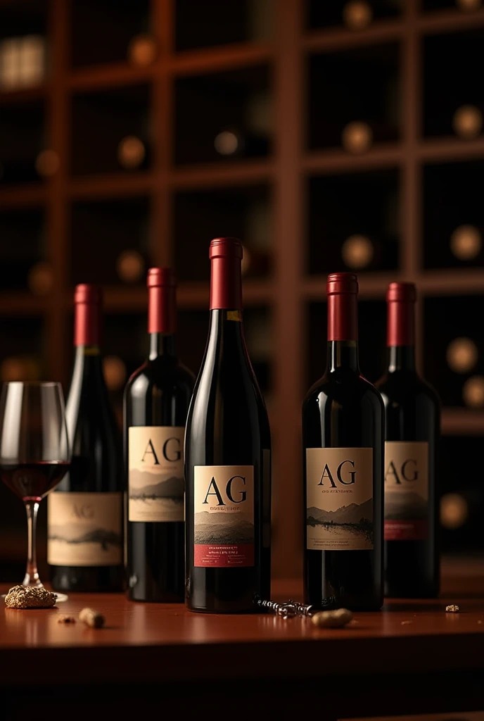 Image with AG brand wines