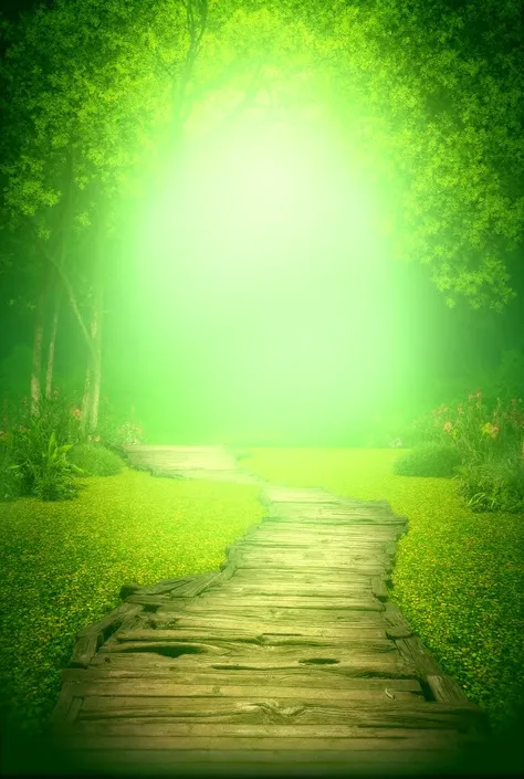 Wooden bench with background of beautiful park