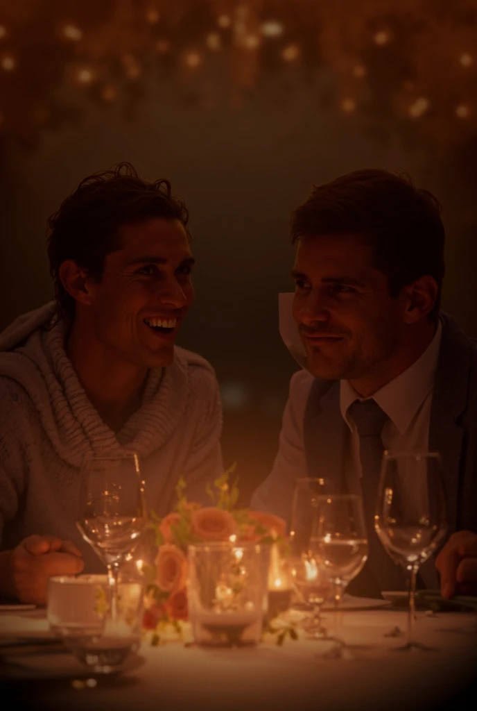 Cristiano Ronaldo with Messi having dinner together 