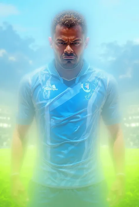 With the Lazio shirt