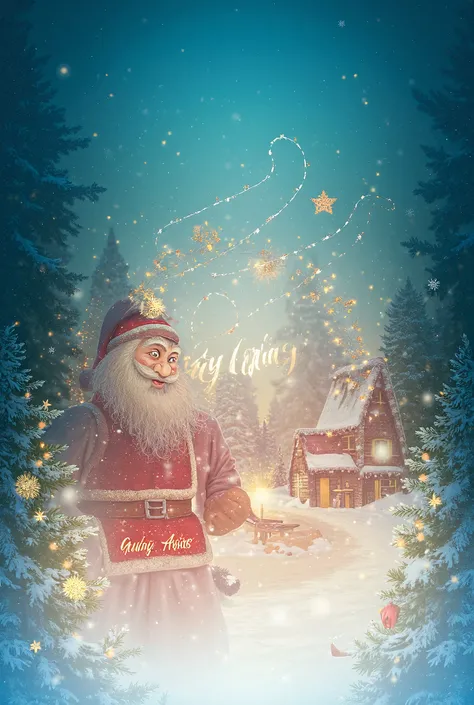  Christmas image with date phrase and with my name at the end "Gaby Arias "