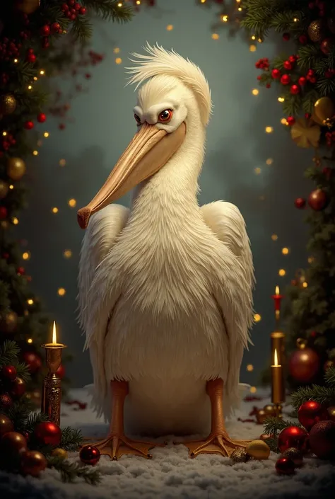 teacher pelican of the all-Russian community of mentors and educators, there are Christmas decorations ,  Christmas atmosphere 